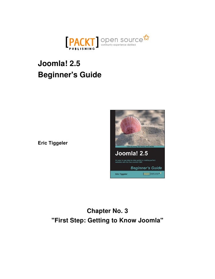Joomla 2.5 beginner's guide